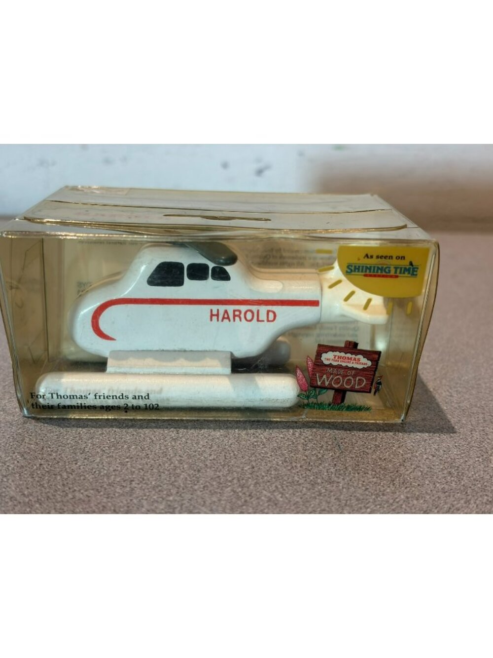 1992 Thomas And Friends Harold The Helicopter Wooden Wood 1st Ed NOS New rare!